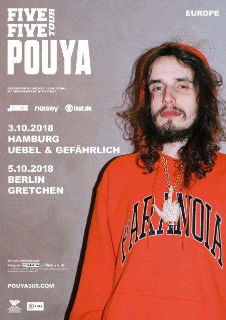 Pouya – Five Five Tour Europe 2018